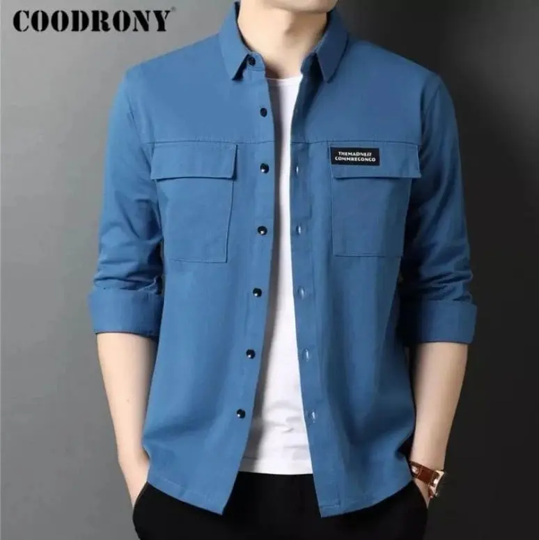 Kemeja Tangan Panjang/Kemeja Outdoor Lapangan/Kemeja Casual/Kemeja slimpit Santai Slimfit 1