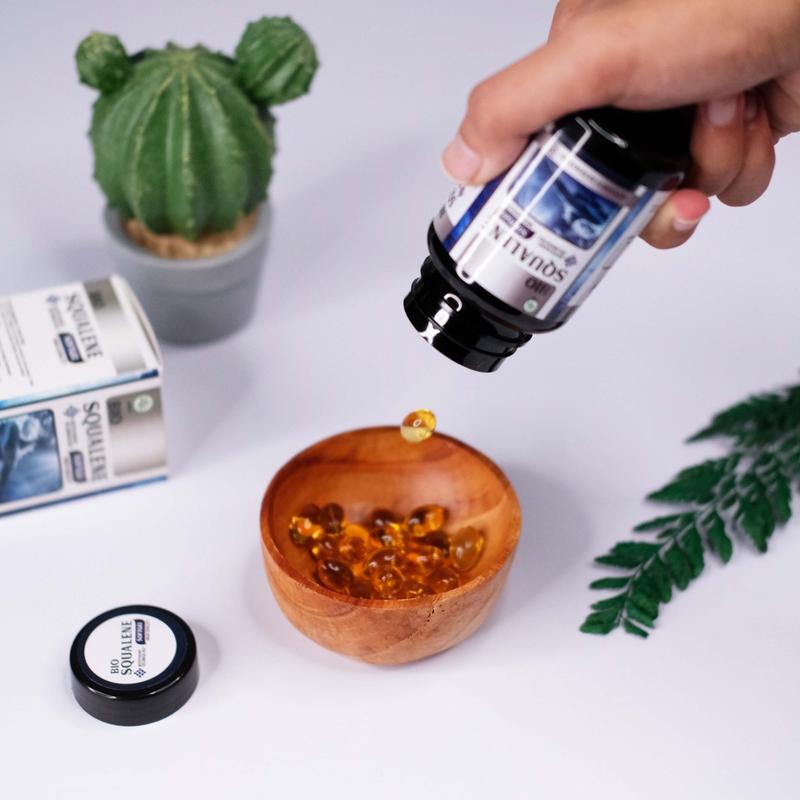 Bio Squalene  Minyak Rambut Pitak, Penumbuh Rambut Botak Rontok ,  Vitamin Rambut Botak Pitak Koin Pria Dan Wanita, Penyakit Autoimun 4