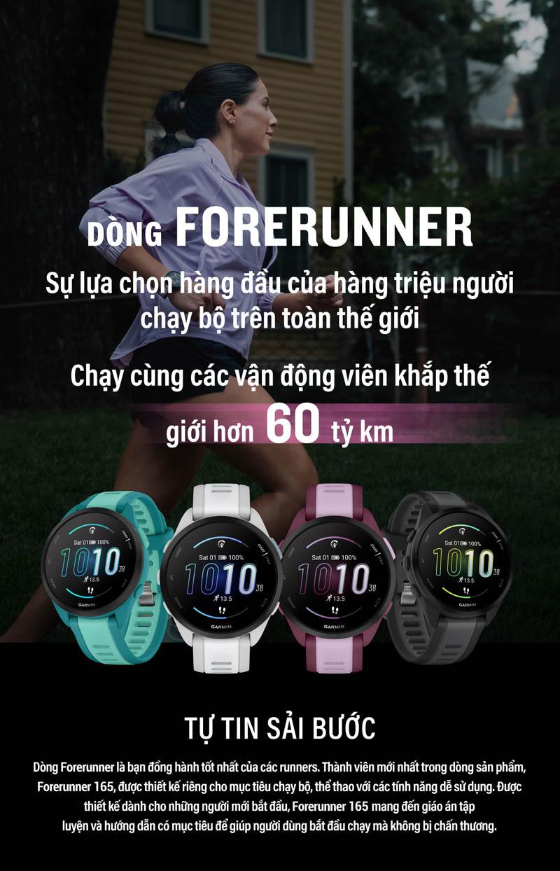 Product Introduction of Đồng Hồ Thông Minh Garmin Forerunner 165 NON MUSIC - Hàng Chính Hãng 40