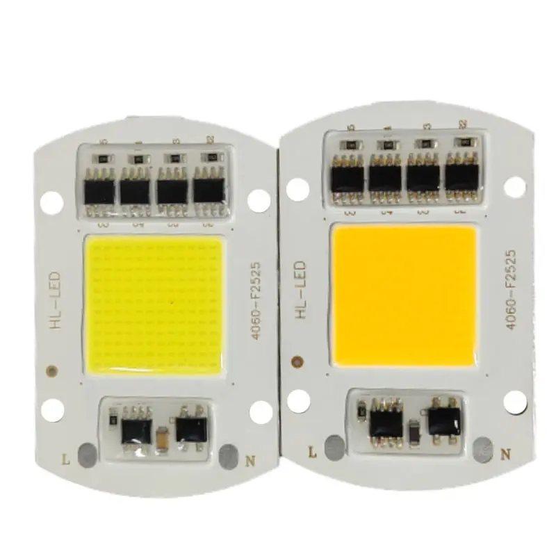 50W COB LED Chip NO Driver AC 220V for Flood Light Spotlight High Power Energy Saving Chip On Board Module DIY Lighting Project