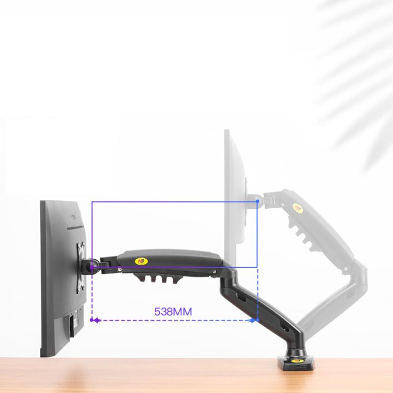 [NB F80] [17-30 inch] - [Giá treo màn hình máy tính đa năng] [Tay treo màn hình] - [Xoay 360 độ] monitor  arm 2