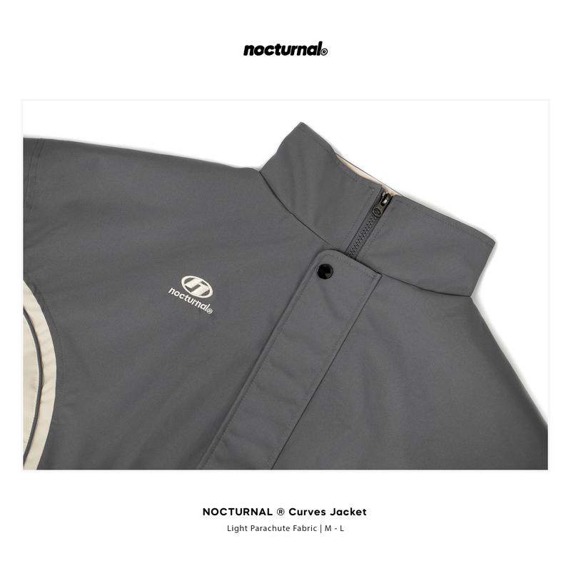 Product Introduction of Áo Khoác Dù Gió Nhẹ NOCTURNAL Curves Jacket Form Rộng Oversize Local Brand Nam Nữ Unisex 18