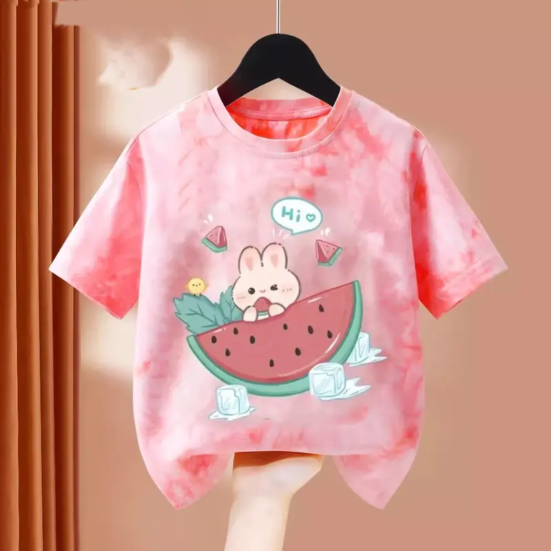 Áo phông dành cho bé gái vơi mẫu áo dễ thương từ 9-45kg. 3