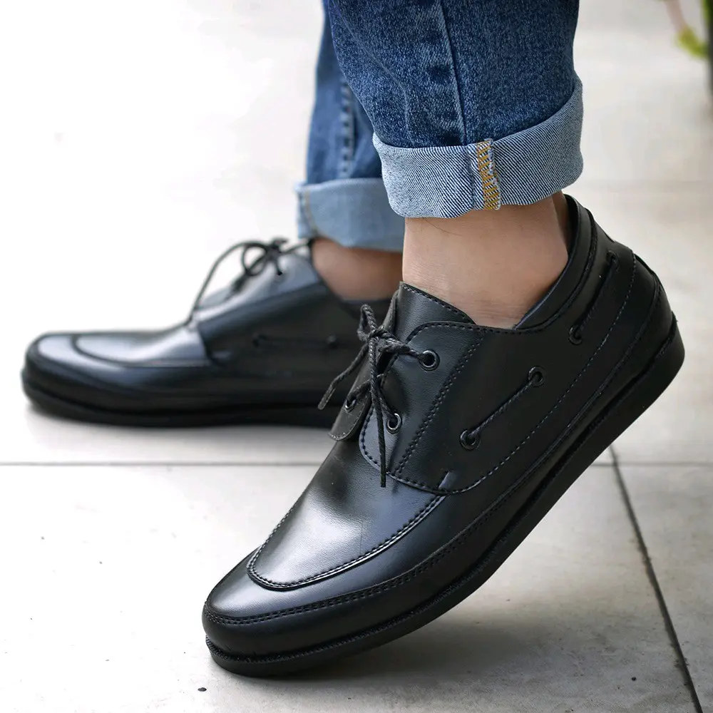 Sepatu Kulit Sintetis Original Country Boots Fashion Terbaru Kekinian