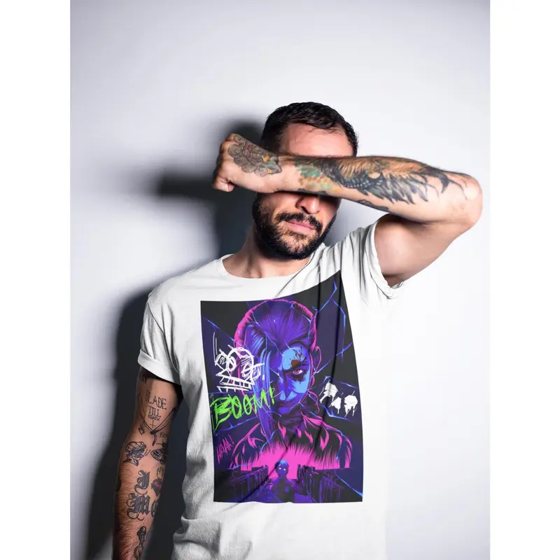Arcane Jinx League of Legends T-shirt, Arcane League of Legends Tee 5