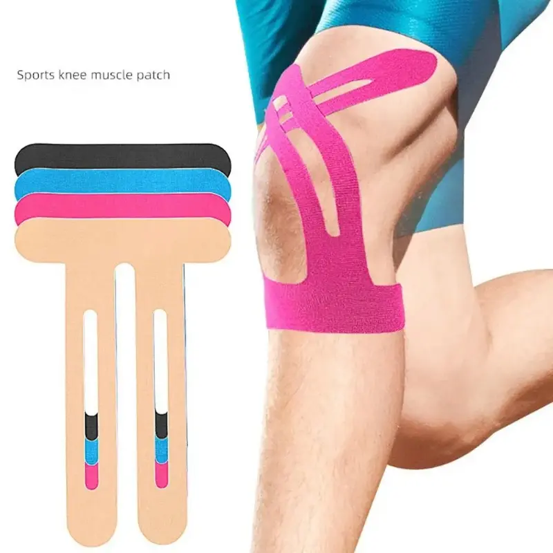 Replacement Waterproof Kinesiology Tape Breathable Durable Athletic Sports Tape Precut Knee Muscle Patch