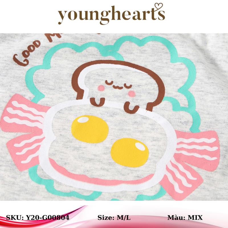 Product Introduction of Combo 5 quần lót nữ Y20-G00804 nhãn hiệu Young Hearts, vải cotton 29