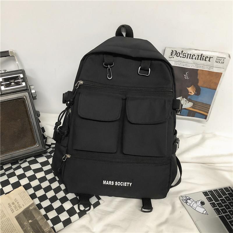 Balo thời trang nam đi học đi chơi form rộng đựng thoải mái AK NỐI THÂN balo hoc pu thông thường