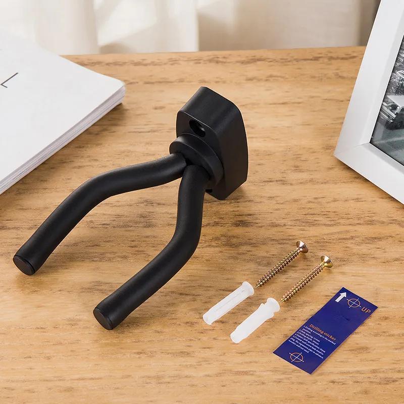 Product Introduction of Guitar Hanger, 1 Count Guitar Wall Mounted Hanger, Guitar Holder, Music Accessories for Guitar, Bass, Ukulele, Violin, Cello, Mandolin 0