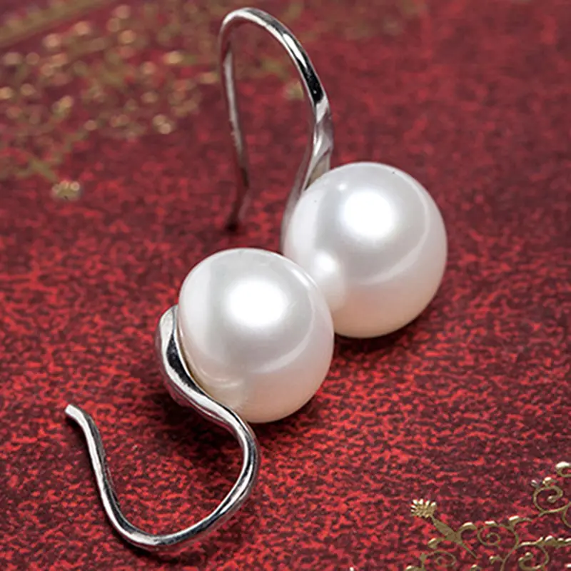 Bông Tai Móc, Thiết Kế Thanh Lịch, Dễ Phối Đồ, Nhỏ Gọn, Ngọc Trai Giả, Dành Cho Phụ Nữ, Thích Hợp Để Mua Sắm Và Hẹn Hò, Trang Sức Nữ Titan Móc Khoá 6