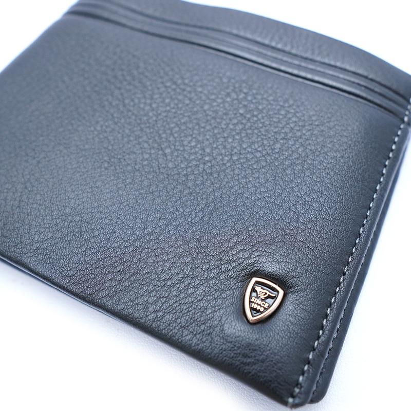 Ví da nam , ví  da bò gấp gọn da Nappa cao cấp V13 Wallet Leather Nhiều Ngăn Chữ Nhật 2