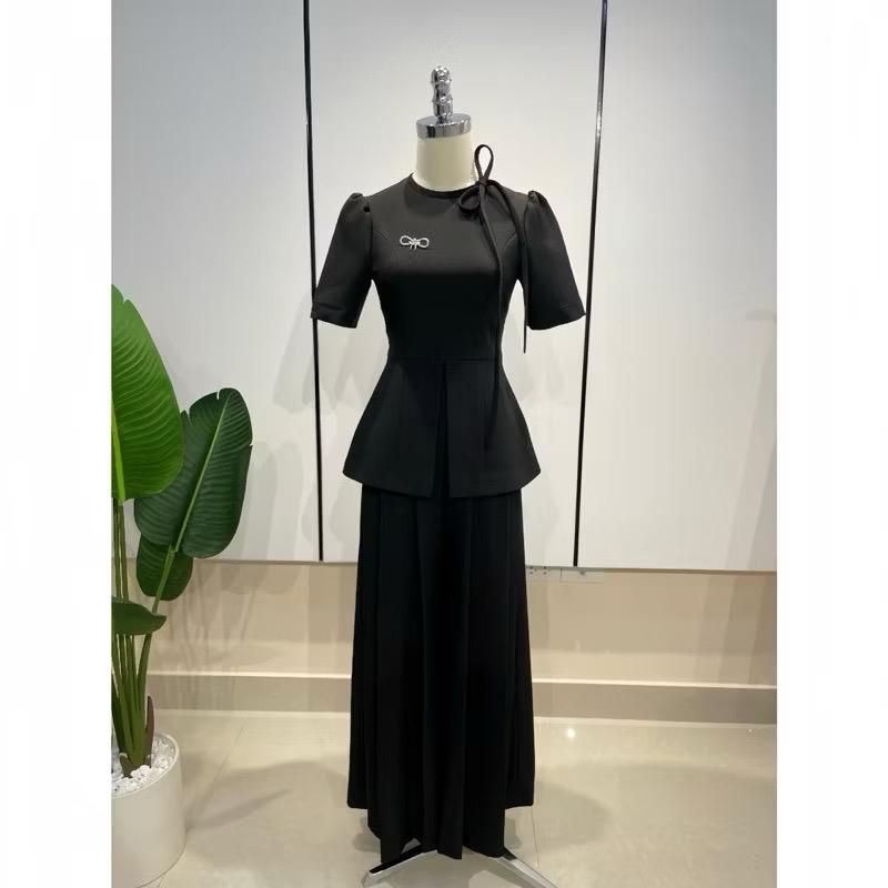 Product Introduction of Set áo peplum  và quần ống rộng xếp ly, set áo quần công sở thanh lịch Logastore _L161 23