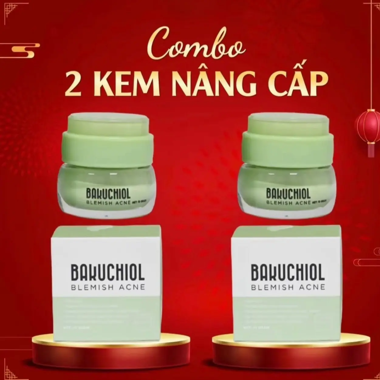 HAI (2) HỦ   NÂNG CẤP MỚI - Thanh Tô Cosmetic    Làm Đẹp Da Skincare Nữ mụn thâm đen sau mụn