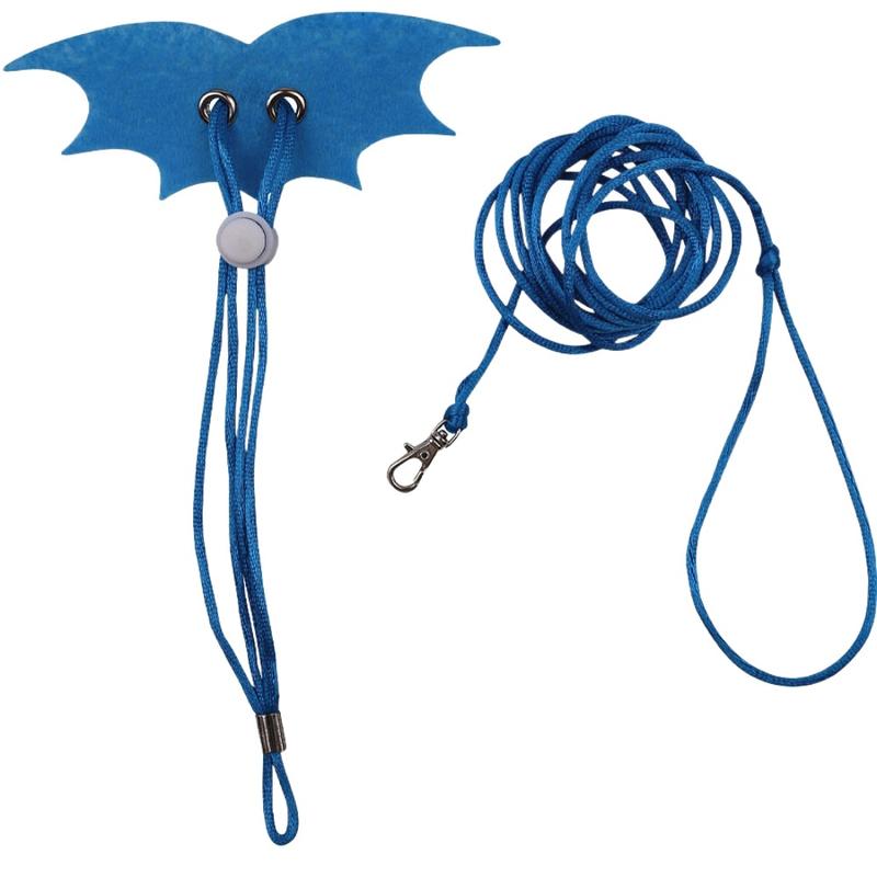 Product Introduction of thingin New Adjustable Traction Rope Solid color Hand Pet Rope Pet Chest Strap Or Small Reptiles 12