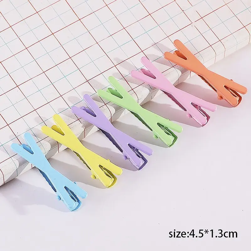 Kẹp Tóc, Đồ Trang Trí Tóc Dễ Thương, Phong Cách Instagram, Màu Pastel, Kẹp Mỏ Vịt, Phụ Kiện Cài Tóc, Kẹp Bang, Thích Hợp Cho Bé Gái 2