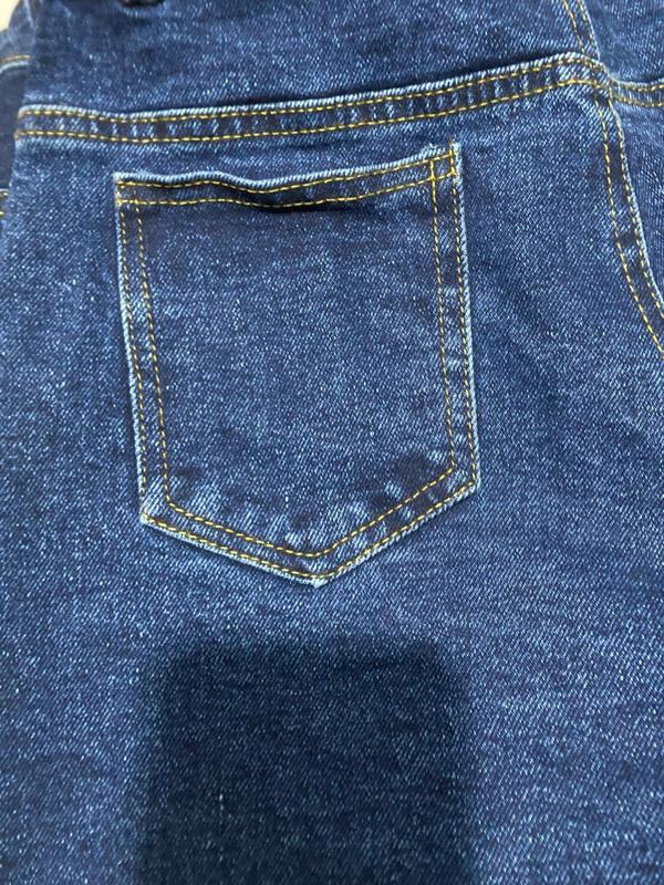 Quần Sọt Ngố Lửng Ống Rộng Nữ Chất Bò Lưng Cao - Quần jean ngố cạp cao nữ 3