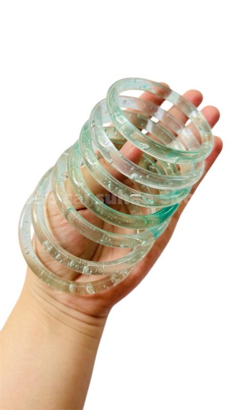 Product Introduction of [ Hàng mới về ] Vòng tay nữ trong suốt , vòng đá nhiều màu xinh xắn ( Tặng kèm hộp ) 2