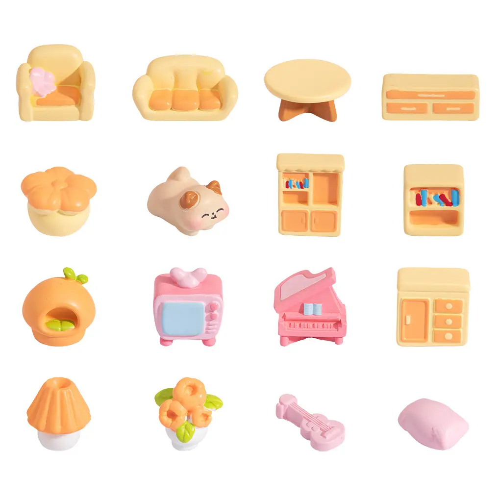 Micro Landscape Cartoon Creative Small Furniture Decoration Living Room Bedroom Baby House Ornaments Accessories Desktop Small Ornaments