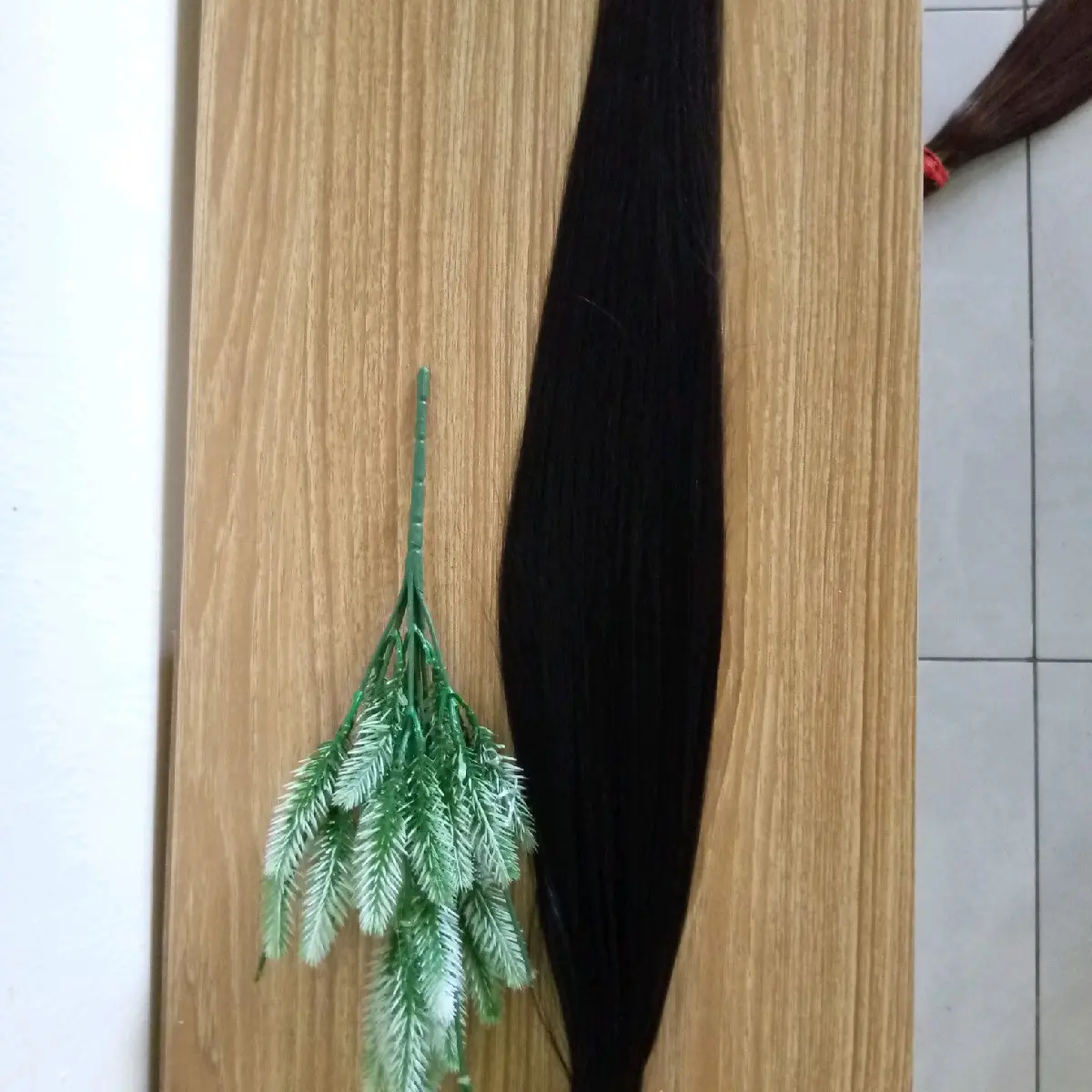 Rambut Sambung Hitam Smoothing 30 cm - 70 cm
