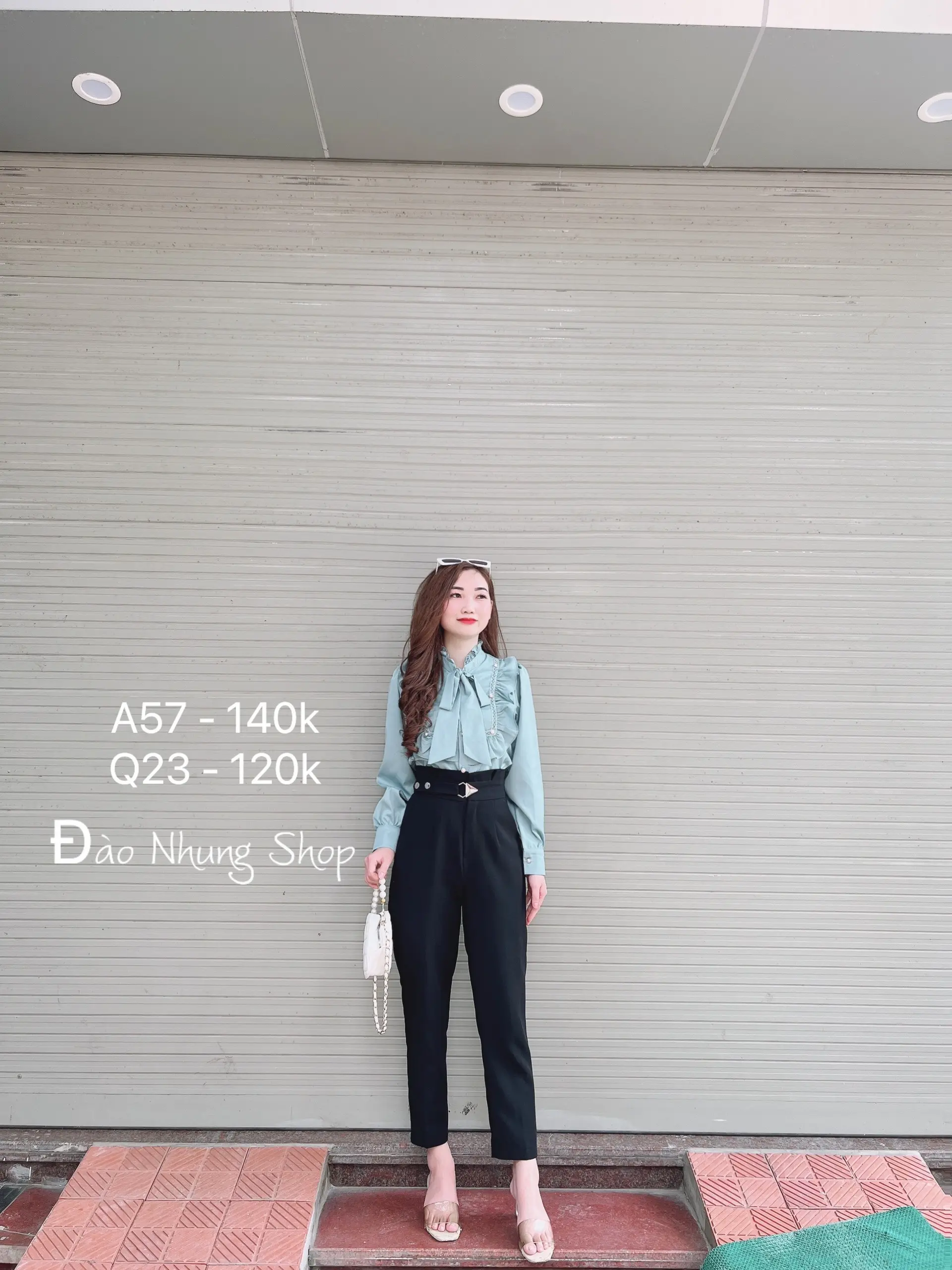 Mã Q23 - Quần bagi đai liền