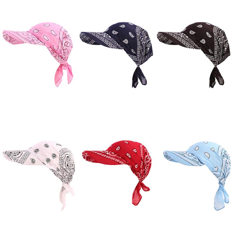Topi Selendang Persegi, Gaya Turban Bandana, Rekaan Bunga Boho ...