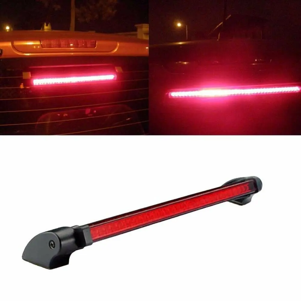 Red Car 24LED 12V High Mount Third 3RD Brake Stop Tail Light Lamp