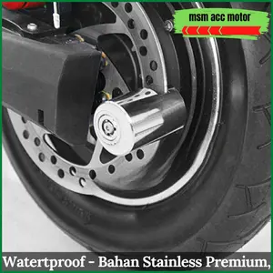 Gembok Motor Stainless Cakram Waterproof Fazzio Grand Filano Nmax Vario Adv Pcx dll