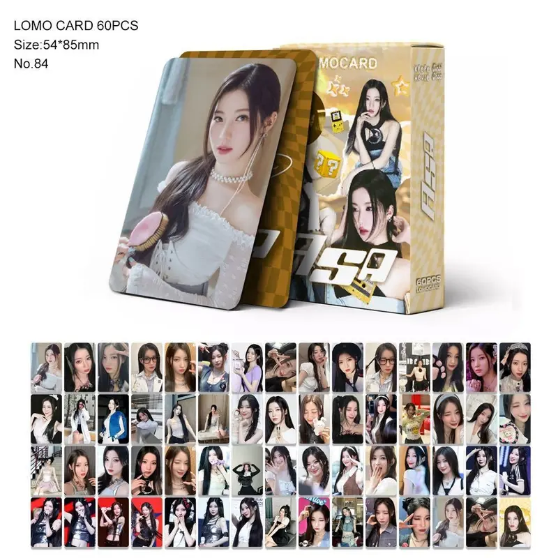 [60pcs] PACK PHOTOCARD ASA BABY MONSTER YELLOW SELCA LOMOCARD LOMO CARD BAEMON KPOP KPOPERS KARTU KOLEKSI ANAK YG ENTERTAIMENT 0