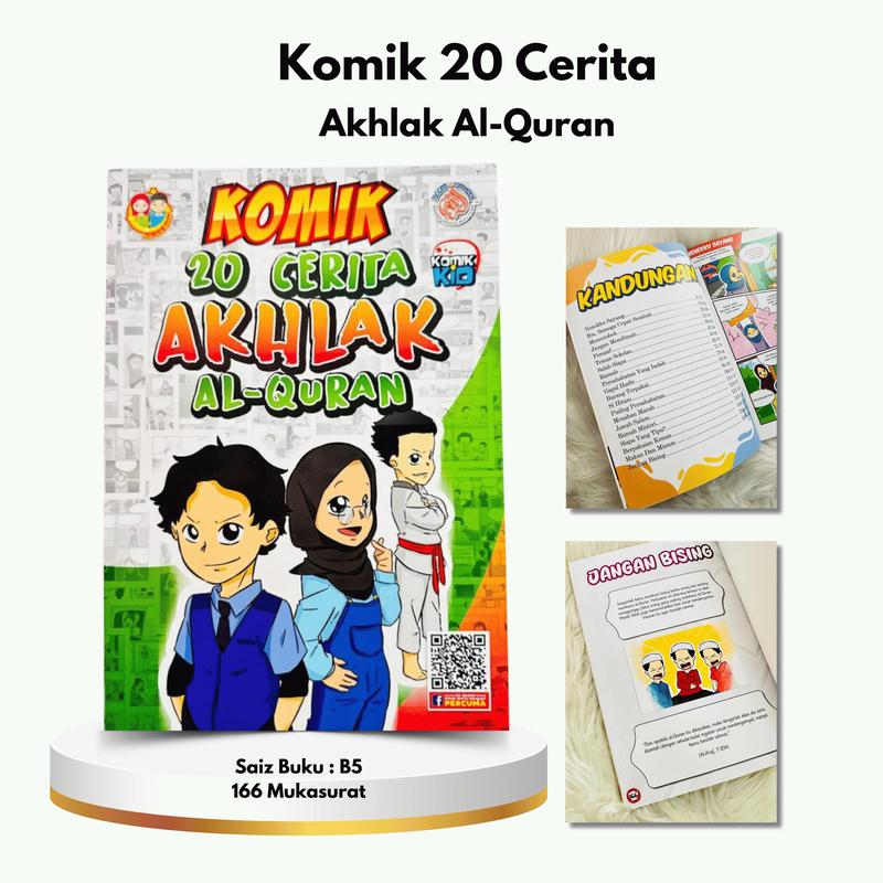 [MOMMY HAPPY] Komik 20 Cerita Akhlak Al Quran | Buku Kanak-Kanak ...