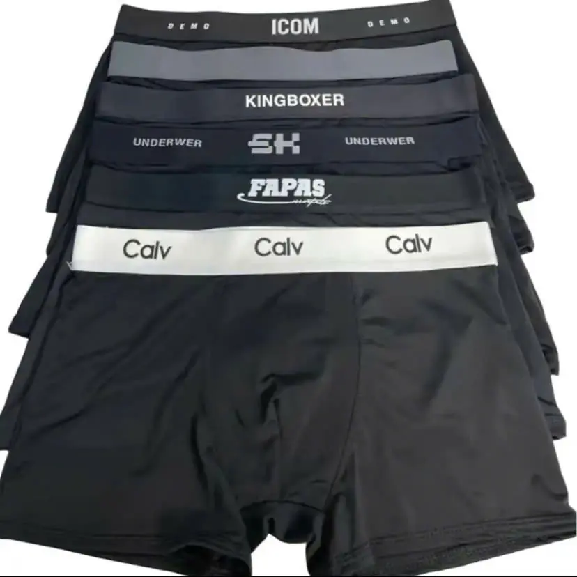 Combo Quần Sịp Nam Full Màu Đen Mix Các Mẫu Khác Nhau Quần Lót Nam Chất Liệu Thun Lạnh Mềm Mịn Co Dãn Tốt Từ 50-85kg Boxer