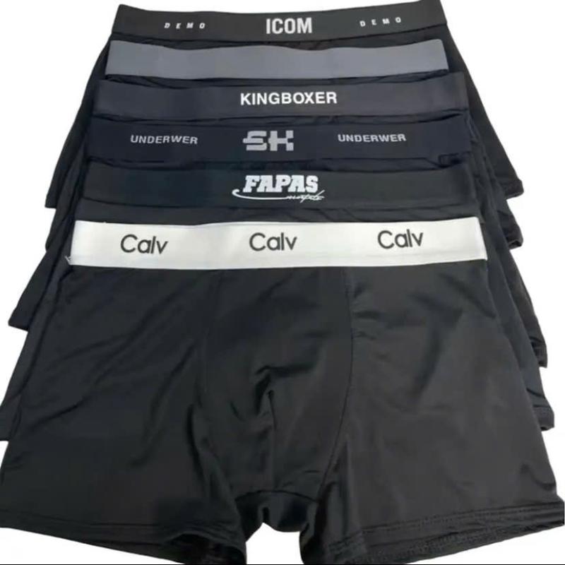 Combo Quần Sịp Nam Full Màu Đen Mix Các Mẫu Khác Nhau Quần Lót Nam Chất Liệu Thun Lạnh Mềm Mịn Co Dãn Tốt Từ 50-85kg Boxer 0