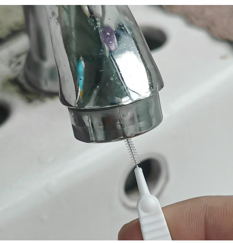 Product Introduction of Shower Cleaning Brush Artifact Drainage Facility Multi-Function Nozzle Hole Bathroom Gap Mobile Phone Hole Cleaning Household Small Brush Color Card Packaging 7