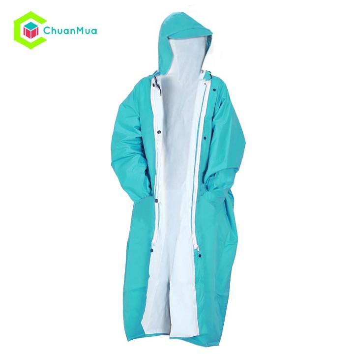  Áo Mưa Bộ Cao Cấp KOJMAC Raincoat Người Lớn   Giá Sỉ Một Người 1 Đầu Nam Nữ Có Dây Khóa Kéo Mangto ..  