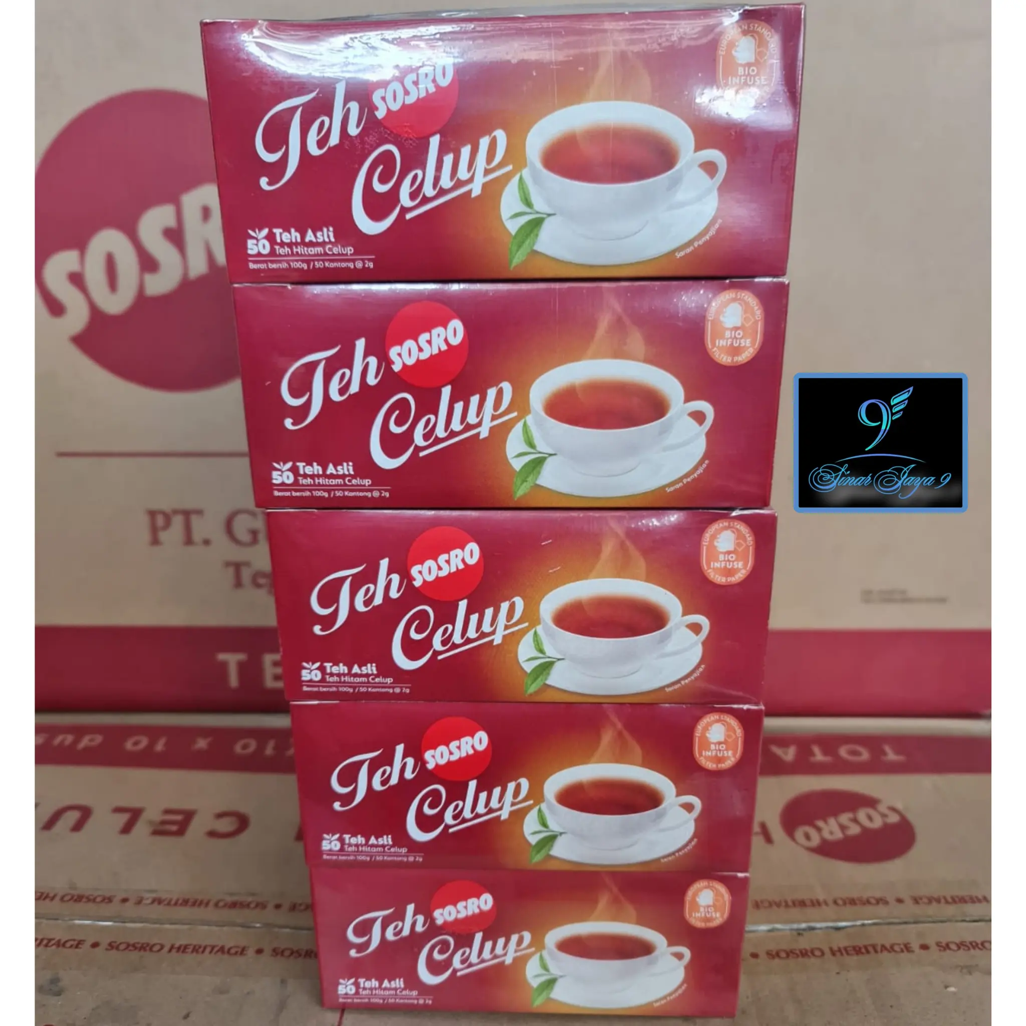 Teh Sosro Celup Black Tea isi 50 @2gram