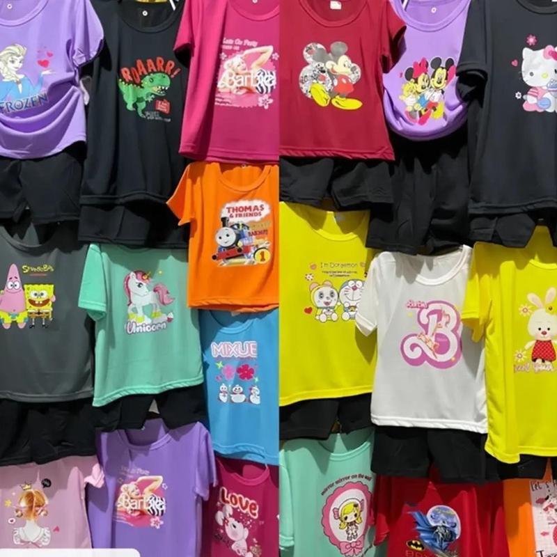 PAKET 5 SETELAN 100RIBU FREE AMPLOP /BAJU ANAK / SPANDEK PE / KAOS ANAK MURAH ADEM 9