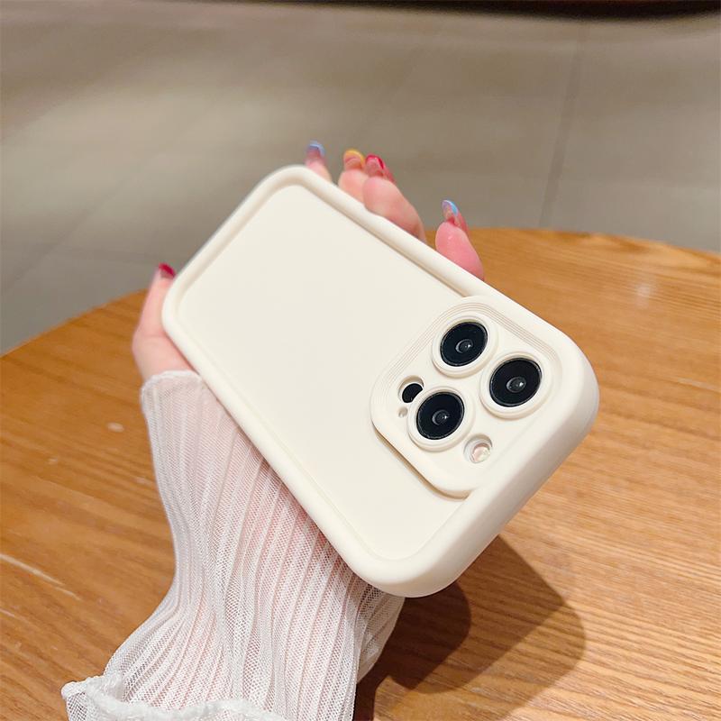 Product Introduction of Matte Bumper Soft Silicone Shockproof Case For iPhone 15 14 13 12 11 Pro Max X XR XS 7 8 Plus SE Round Plain Defender Back Cover 8