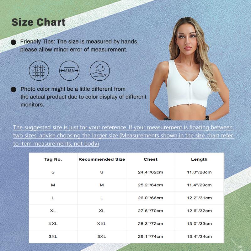 Product Introduction of CHICTRY  Women Front Zipper Sports Bra Sleeveless Moisture-Wicking Athletic Vest for Yoga Workout Running 0