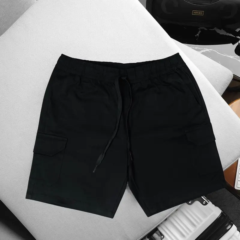 QUẦN SHORT KAKI THUN TÚI HỘP NAM LƯNG THUN VẢI CAO CẤP 3