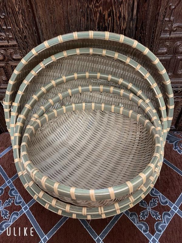 Rá Tre Rổ Tre Trang Trí Rổ Rá Đựng Hạt Trang Trí Decor Quán 20/25/30/35cm 8