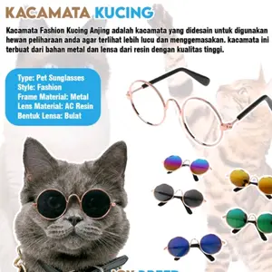 KACAMATA KUCING ANJING FASHION KEREN