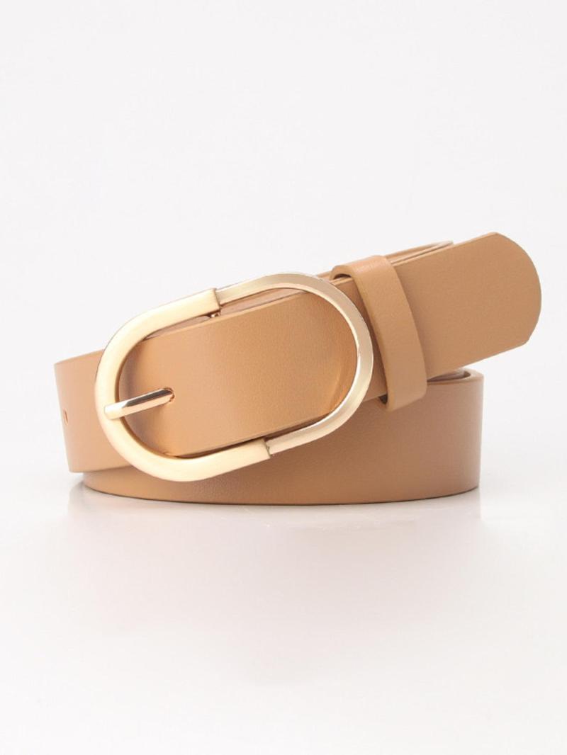 Product Introduction of Women's Minimalist Temperament Solid Color Belt, Fashionable Belt for Daily Clothing Decor, Trendy All-match & Exquisite Belt for Birthday Gift 7
