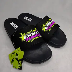 Sandal selop TEKNO TUNER sendal slip on distro keren Shoes Pria