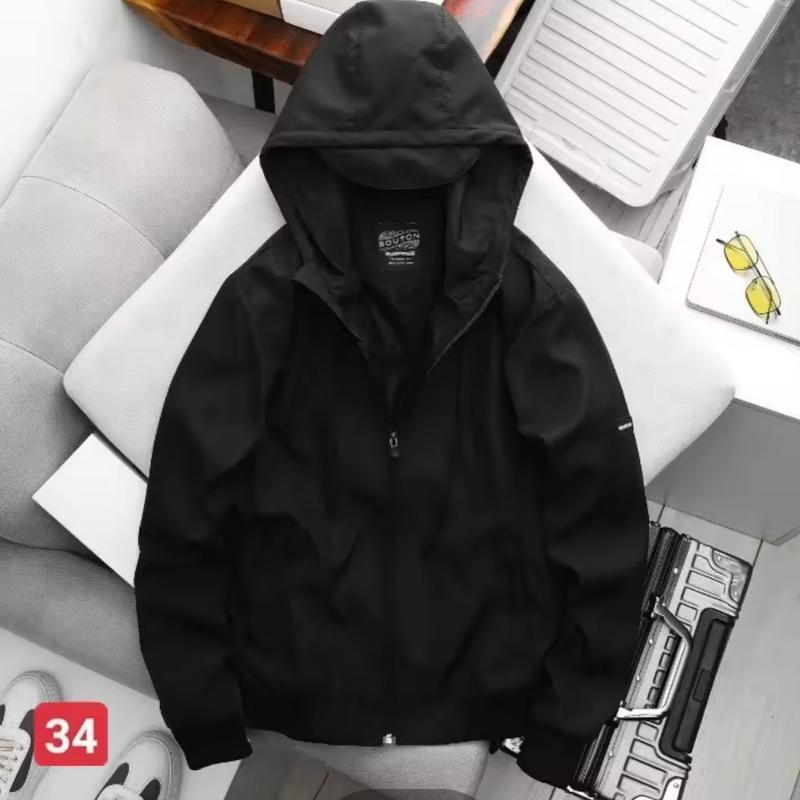 Áo Khoác Dù Nam 2 lớp màu đen Muradfashion Áo Khoác Nam mẫu mới hot trend 2025 AKD34