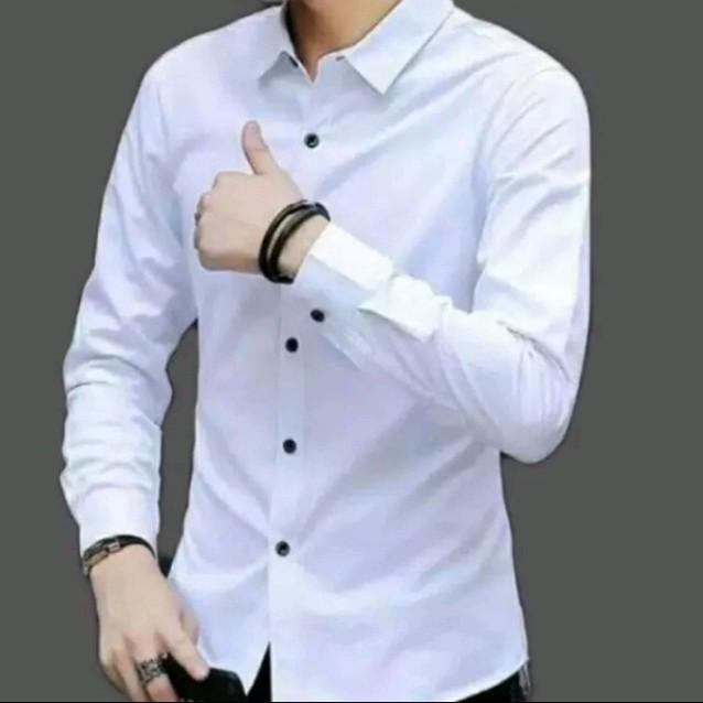 PROMO Kemeja Pria Lengan Panjang-Kemeja Polos Pria Distro Premium-Kemeja Polos Oxpord Oxport Bisa COD 0