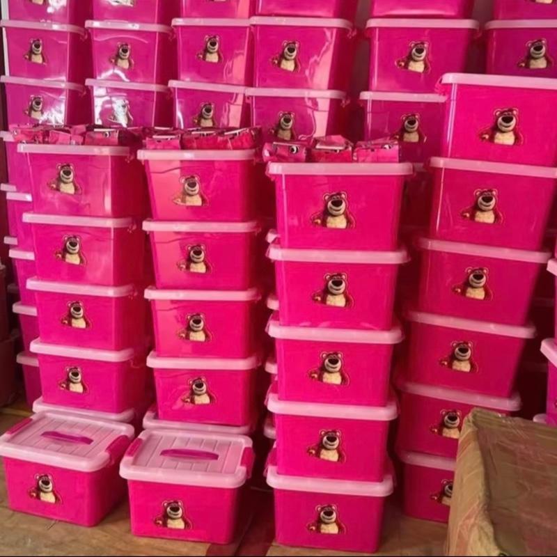 Tặng Xô Nhựa Thùng 10 Gói khăn ướt gấu dâu Thiên Phúc dùng cho trẻ nhỏ Gói 300g - 50 Tờ