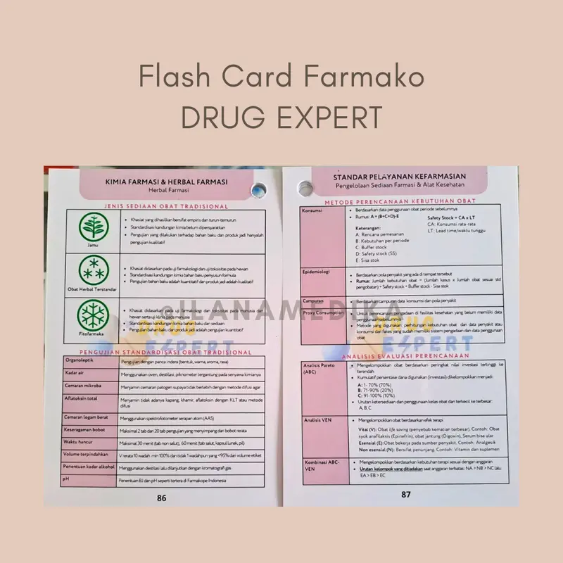 de-Flashcard of Pharmacy Farmasi Farmakologi Buku Kedokteran Farmasi 3