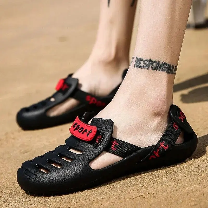 SS24 Men Sandals New  Summer Flip Flops Men Outdoor Beach Casual Shoes Cheap Male Sandals Men Shoes