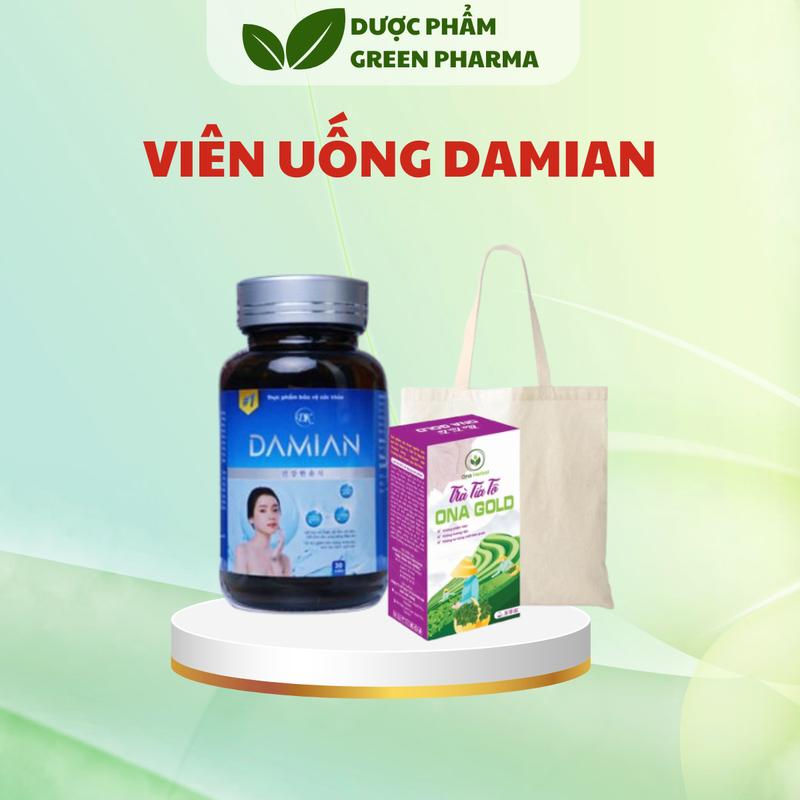 Viên uống Damian - Hỗ trợ trắng da, mờ nám (Hộp 30 viên)