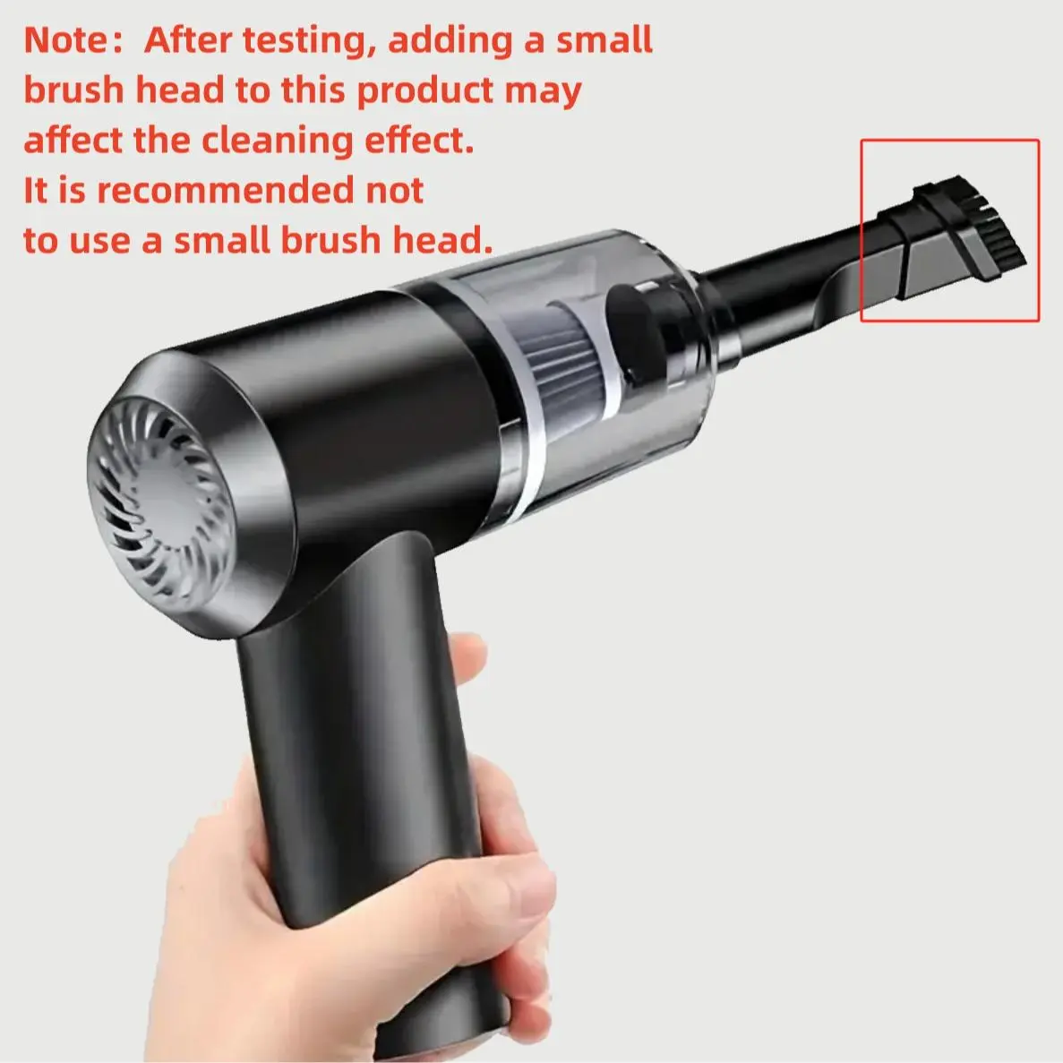 Handheld 3000pa Car Vacuum Cleaner, 1 Piece Portable Rechargeable Car