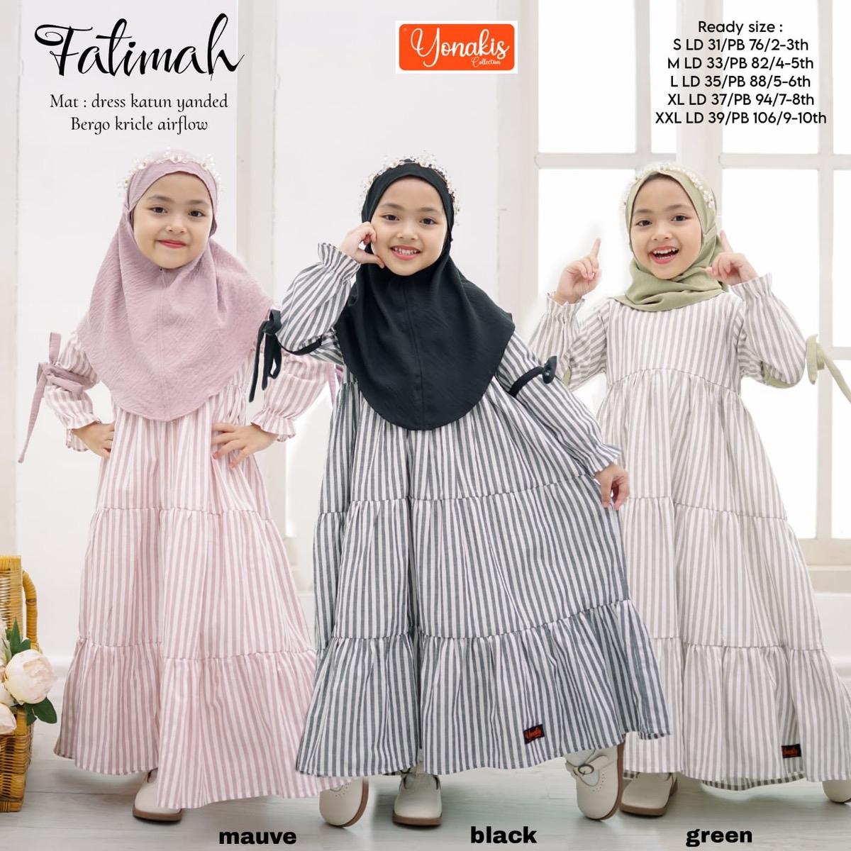Maira Vania Anisa Keyla Alya Safira Patricia Dres Anak Usia 2-10 Tahun  Bahan Katun Jepang Super dingin FREE Jilbab,Tas Kecil Lucu